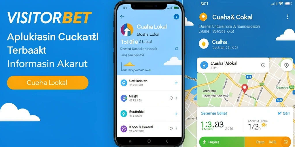 Tampilan antarmuka aplikasi VISITORBET yang informatif dan mudah digunakan.