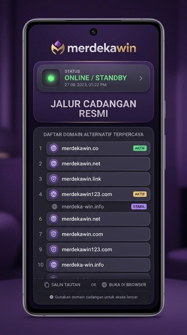 Halaman Alternatif Merdekawin untuk Pengguna Android